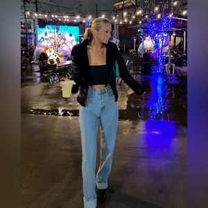 Missguided TALL High Waisted Jeans (36” inseam)